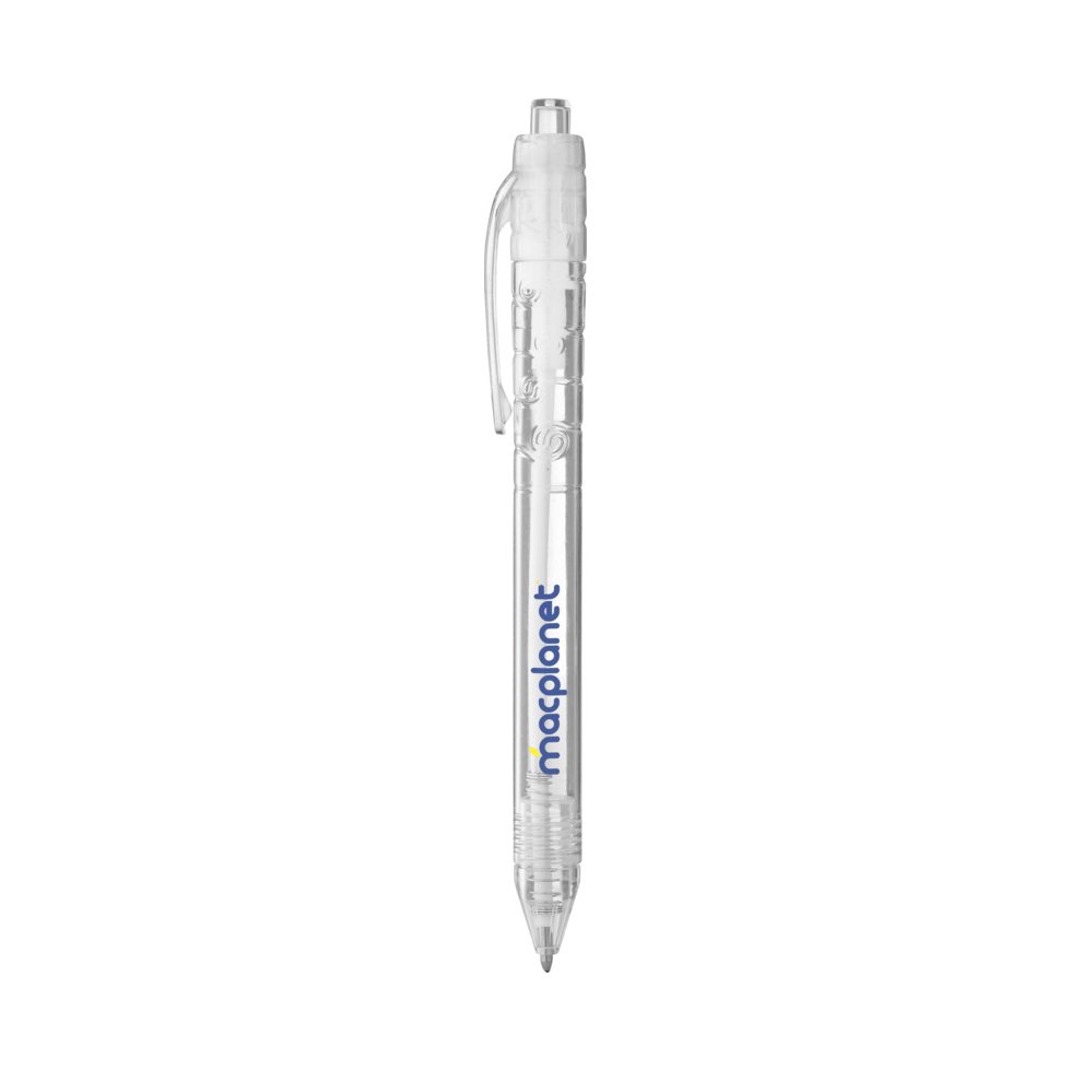 Bullet Vancouver rPET ballpoint pen, black ink PrintSimple