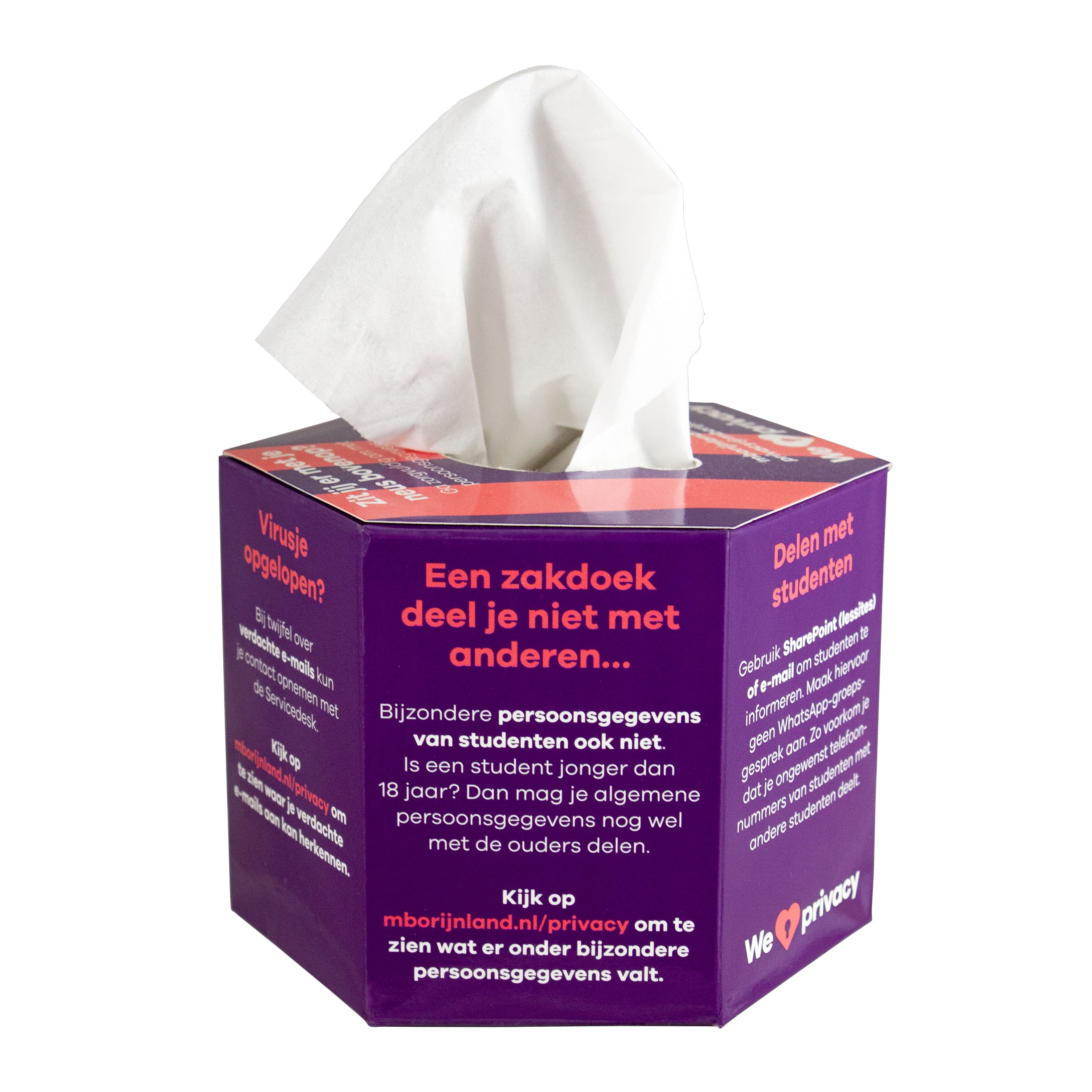 Care & More hexagon tissue box PrintSimple