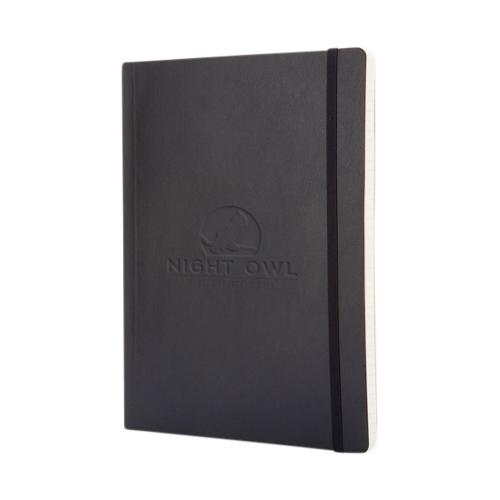 Carnet A5 avec couverture souple - Objets publicitaires Cerise on top