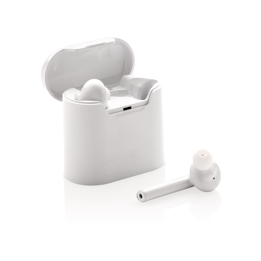 Liberty wireless earbuds in charging case PrintSimple