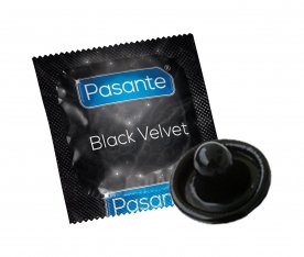 Pasante black velvet