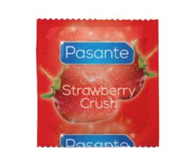 Pasante strawberry (red foil)