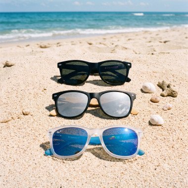Lunettes de soleil imprimées