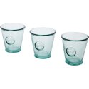 Authentic Copa 3-piece 250 ml recycled glass set