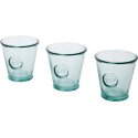 Authentic Copa driedelige set van 250 ml gerecycleerd glas