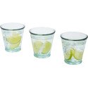 Authentic Copa, set de 3 pièces en verre recyclé de 250 ml