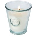 Authentic Luzz soybean candle with recycled glass holder