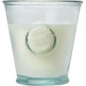 Authentic Luzz soybean candle with recycled glass holder