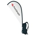 Beachflag rugzak druppel