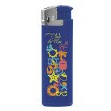 BIC J38 briquet à  capuchon chromé