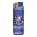 BIC J38 briquet à  capuchon chromé