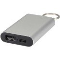 Bullet Arcturus 2000 mAh recycled aluminium power bank with keychain