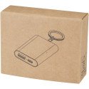 Bullet Arcturus powerbank van 2000 mAh van gerecycled aluminium met sleutelhanger