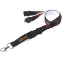Bullet Balta lanière en quadrichromie avec boucle et clip de sécurité 25mm