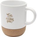 Bullet Billie 300 ml keramische mok met kurkdetails en matte afwerking