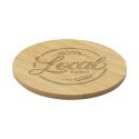 Bullet Cha bamboo coaster