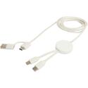 Bullet Citala 5-in-1 recycled plastic 150 cm data sync and 27W fast charge cable