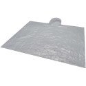 Bullet Fog poncho in ronde plastic verpakking met karabijnhaak
