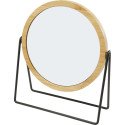 Bullet Hyrra miroir sur pied en bambou