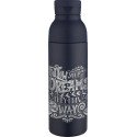 Bullet Illuminate 650 ml RCS recycled double wall stainless steel water bottle with 3-piece lid set