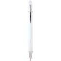 Bullet Kish ballpoint pen with silver finish, black ink