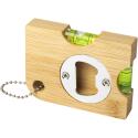 Bullet Levo bamboo bottle opener with level