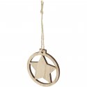 Bullet Natall wooden star ornament