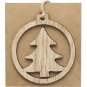 Bullet Natall wooden tree ornament