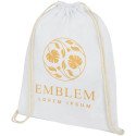 Bullet Oregon 140 g/m² cotton drawstring bag 5L - OEKO-TEX