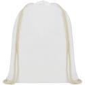 Bullet Oregon 140 g/m² cotton drawstring bag 5L - OEKO-TEX
