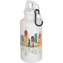 Bullet Oregon gourde uni de 400 ml en plastique recyclé, certifié RCS avec mousqueton