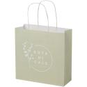 Bullet paper bag 24x9x24 cm with twisted handles - 120 g/m²