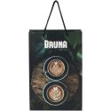 Bullet paper bag 24x9x36 cm with plastic handles - 170 g/m²