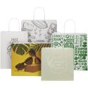Bullet paper bag 31x12x25 cm with twisted handles - 120 g/m²