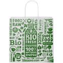 Bullet paper bag 31x12x31 cm with twisted handles - 120 g/m²