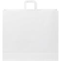 Bullet paper bag 49,5x14x44 cm with flat handles - 80-90 g/m²