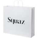 Bullet paper bag 49,5x14x44 cm with twisted handles - 80-90 g/m²