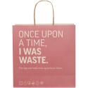 Bullet paper bag of agricultural waste 31x12x31 cm with twisted handles - 150 g/m²
