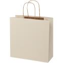 Bullet paper bag of agricultural waste 31x12x31 cm with twisted handles - 150 g/m²