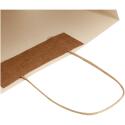 Bullet paper bag of agricultural waste 31x12x41 cm with twisted handles - 150 g/m²