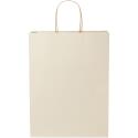 Bullet Papierbeutel aus landwirtschaftlichen Abfälle 31x12x41 cm mit gedrehten Griffen - 150 g/m²