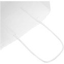 Bullet papieren tas 18x8x21 cm met gedraaide handgrepen - 80 g/m²