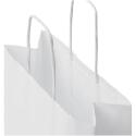 Bullet papieren tas 18x8x21 cm met gedraaide handgrepen - 80 g/m²