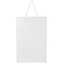 Bullet papieren tas 24x9x36 cm met plastic handgrepen - 170 g/m²