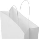Bullet papieren tas 25x11x32 cm met gedraaide handgrepen - 80 g/m²