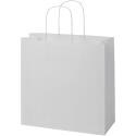 Bullet papieren tas 31x12x31 cm met gedraaide handgrepen - 120 g/m²