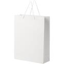 Bullet papieren tas 31x12x41 cm met plastic handgrepen - 170 g/m²