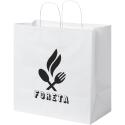 Bullet papieren tas 34x20x35 cm met gedraaide handgrepen - 80-90 g/m²