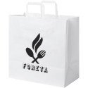 Bullet papieren tas 34x20x35 cm met platte handgrepen - 80-90 g/m²