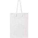 Bullet Papiertüte 18x9x23 cm mit Kunststoffgriffen - 170 g/m²